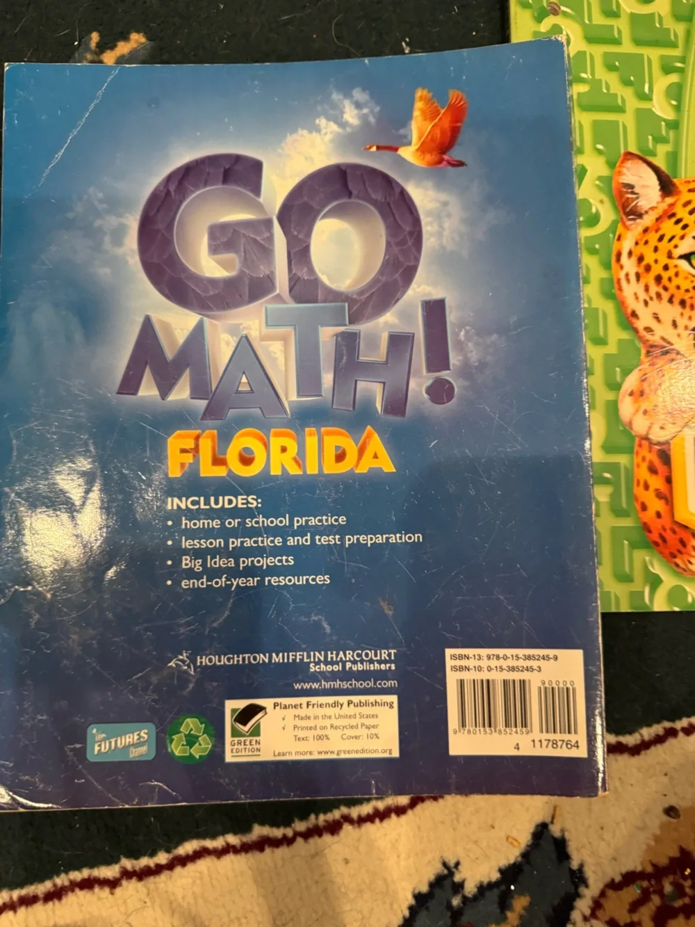Harcourt Math Practice Workbook grades 4 and 5